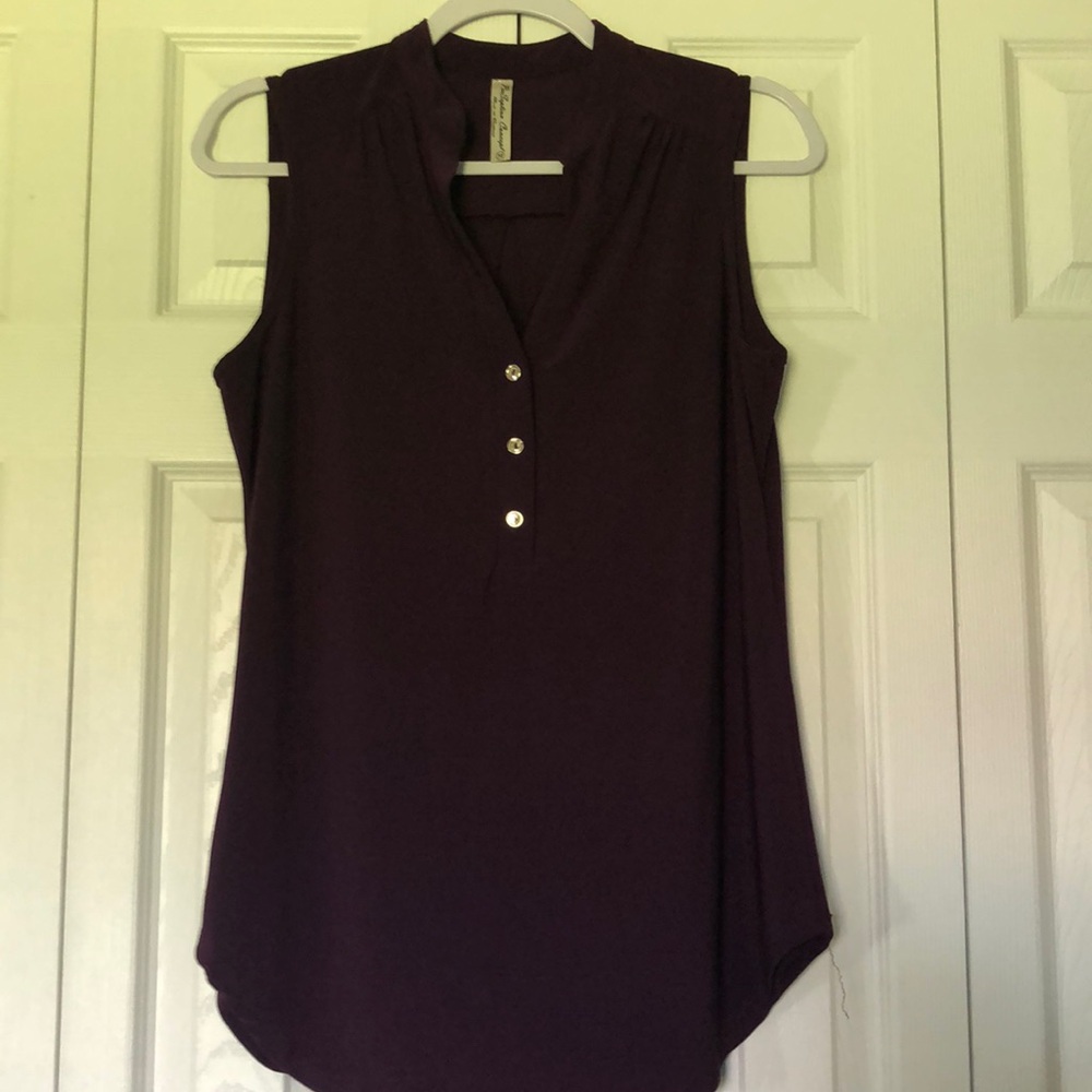 Plum blouse